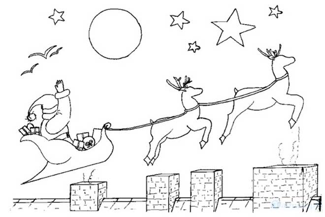 Chi tiết hơn 76 vẽ ông già noel cưỡi tuần lộc hay nhất - Tin Học Vui