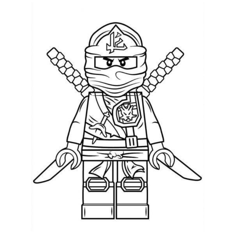 Bức tranh phong cảnh Ninjago Sự hòa trộn màu sắc