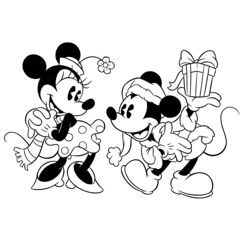 Ngày mưa Tô màu Mickey cùng bạn bè