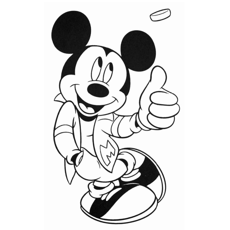 Tranh Tô Màu Mickey – Chú Chuột Ngộ Nghĩnh