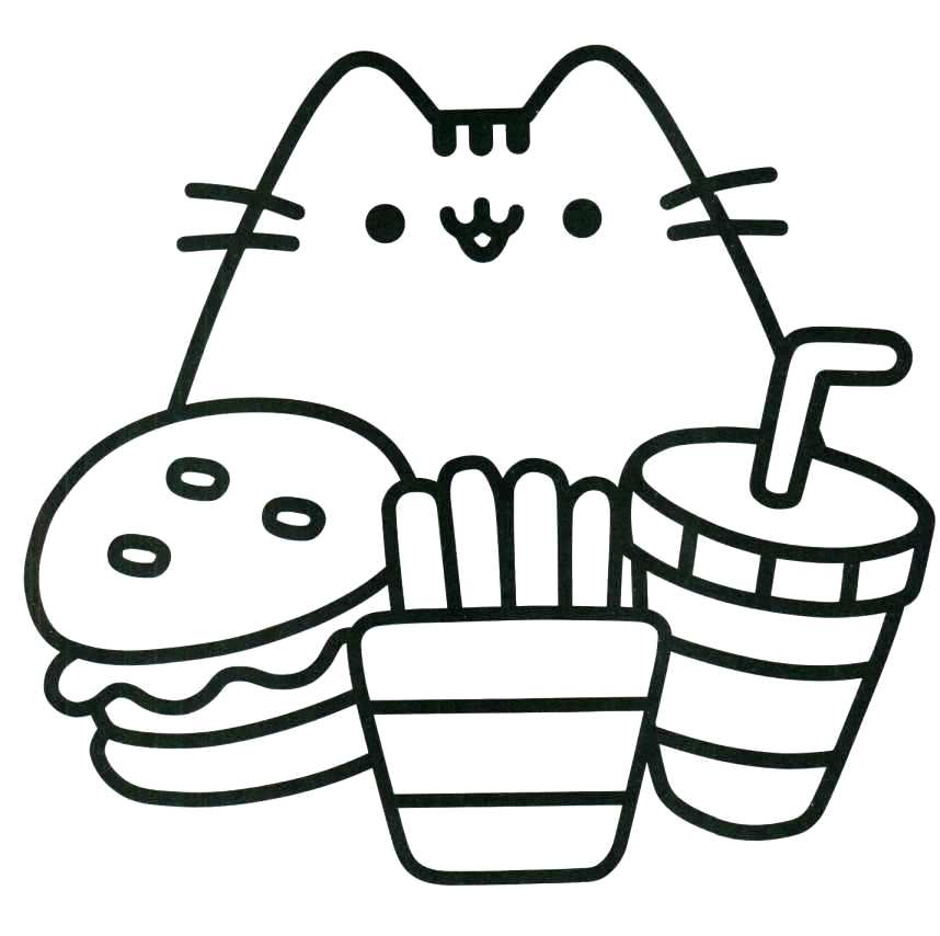 Tranh Tô Màu Mèo Pusheen - Sự Sáng Tạo Nhỏ Mang Niềm Vui Lớn