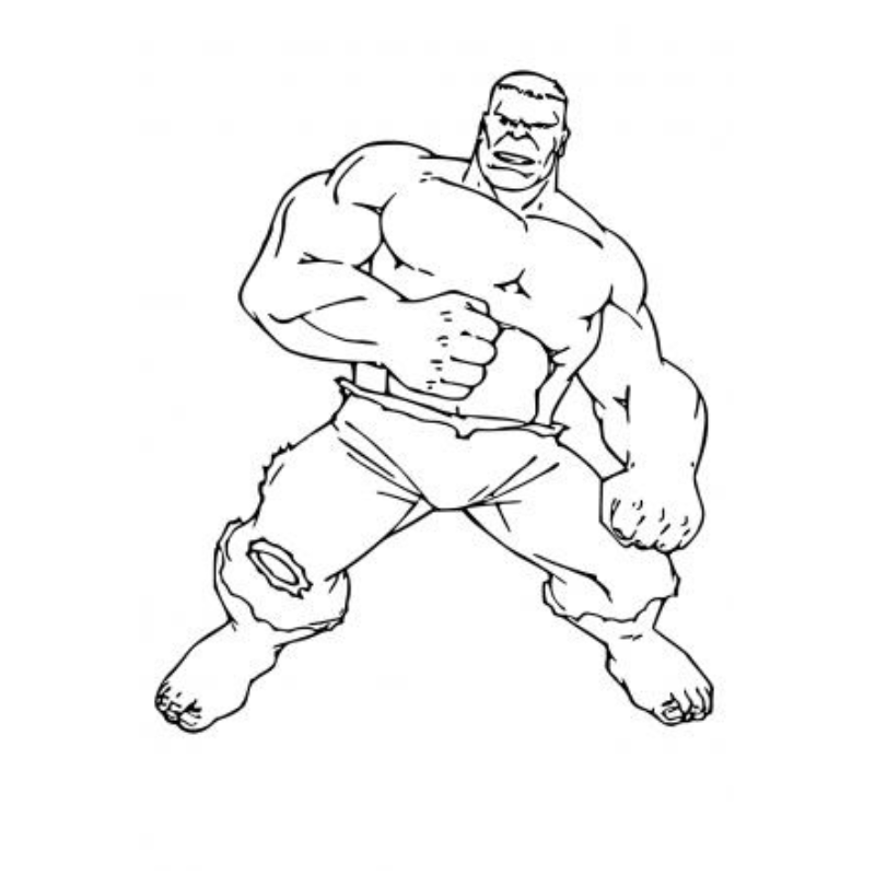 Hulk Đập Phá Bức Tranh Tô Màu Cho Bé