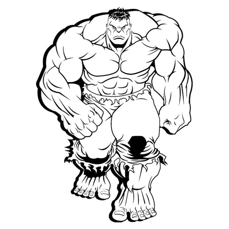 Hulk Đối Đầu Với Thanos Tranh Tô Màu Cuộc Chiến Titan