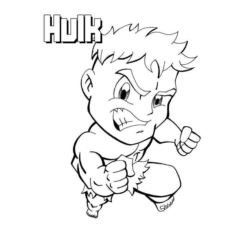 Hulk Giải Cứu Thành Phố Mẫu Tô Màu Siêu Anh Hùng