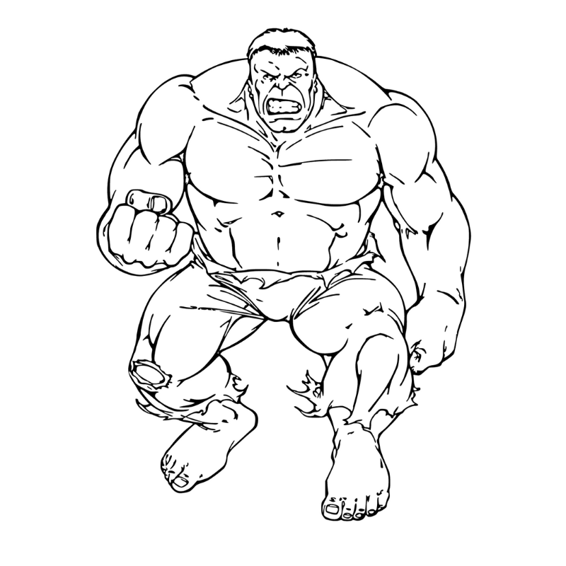 Hulk Và Người Khổng Lồ Xanh Tranh Tô Màu Phiêu Lưu Kì Thú