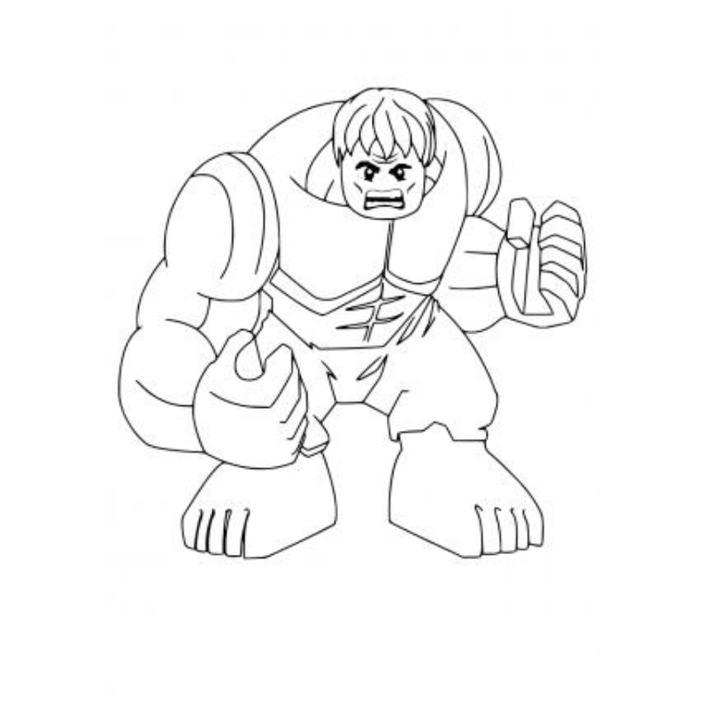Sức Mạnh Hủy Diệt Của Hulk Bức Tranh Tô Màu Đầy Cảm Hứng