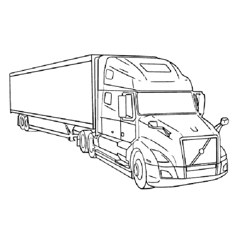 Chiếc xe đầu kéo với bánh xe khổng lồ - Copy