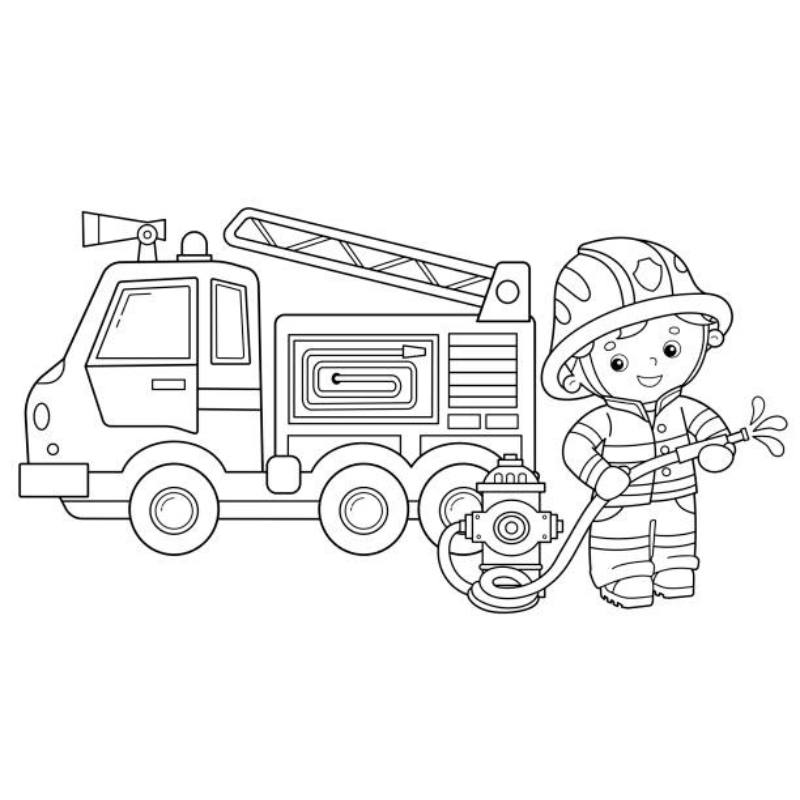 Giải Cứu Ngày Xe Cứu Hỏa Đang Lao Nhanh