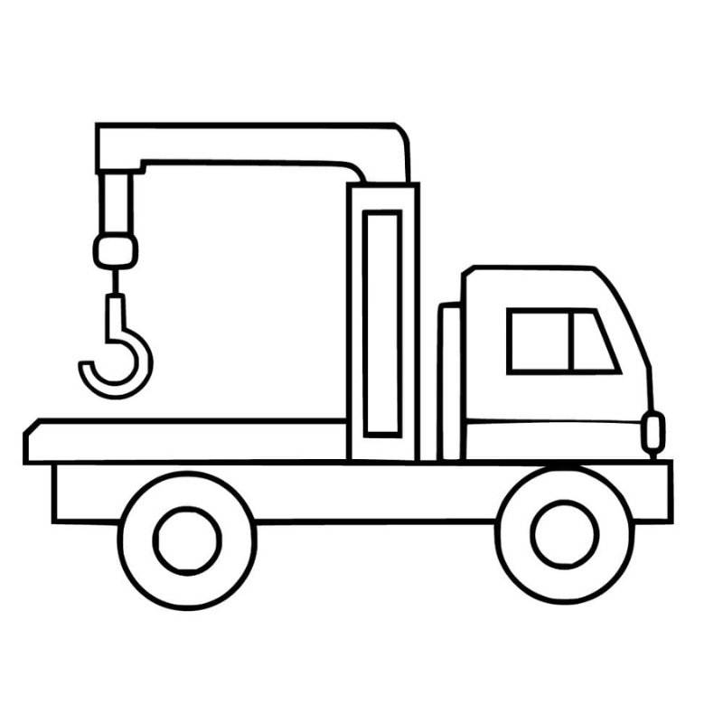 Màu Sắc Của Công Trường Xe Cần Cẩu
