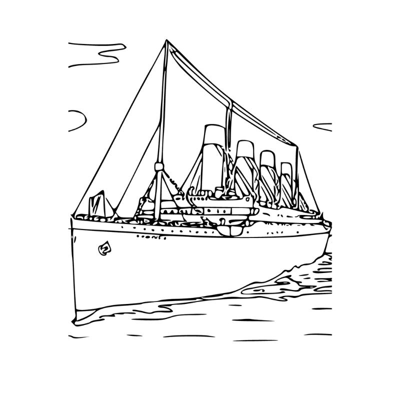Màu Sắc Huyền Thoại Tàu Titanic Trong Đêm