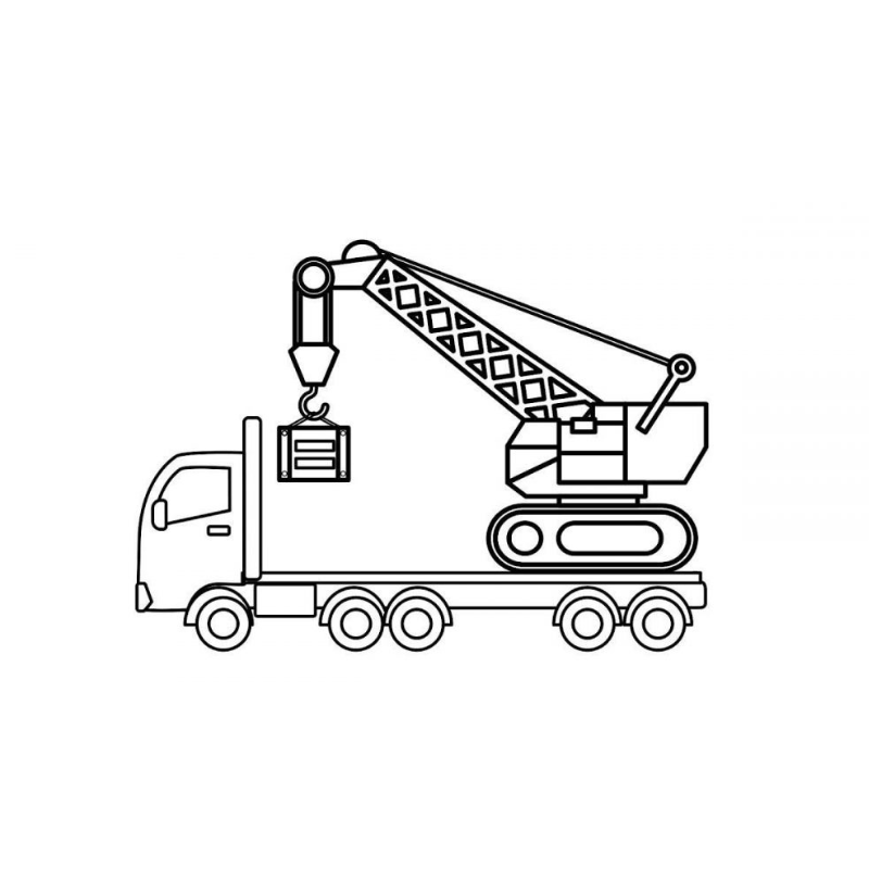 Sáng Tạo Đầy Màu Sắc Với Xe Cần Cẩu
