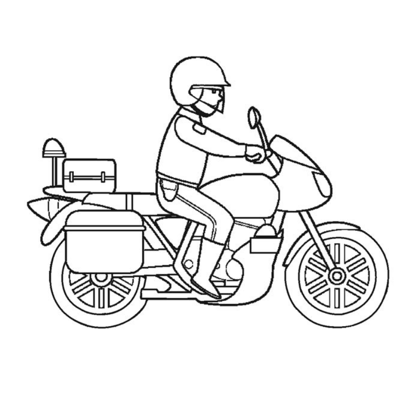 Thiết Kế và Tốc Độ Tranh Tô Màu Xe Máy Độc Đáo