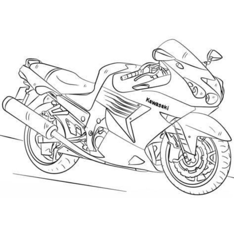 Tranh tô màu phương tiện giao thông Xe hơi cổ điển