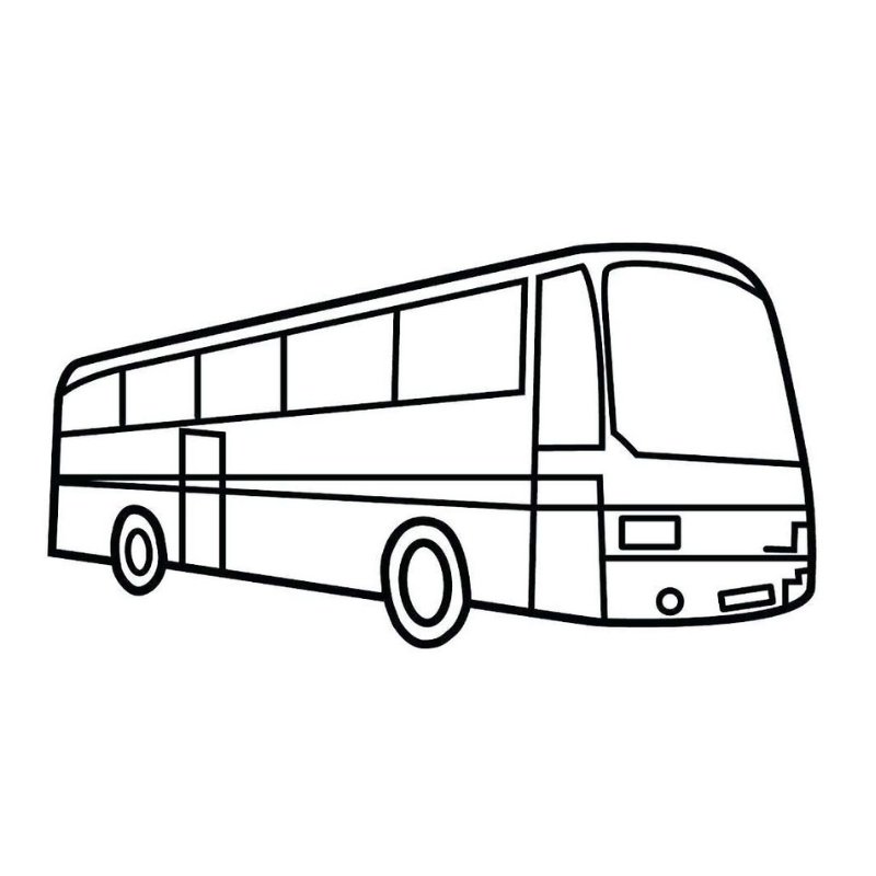 Xe Khách Đưa Tiễn Học Sinh Đến Trường