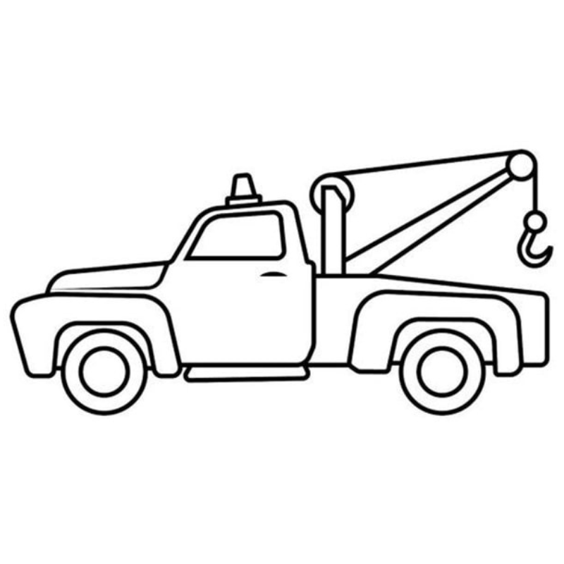 Xe cứu hộ sẵn sàng cứu hộ