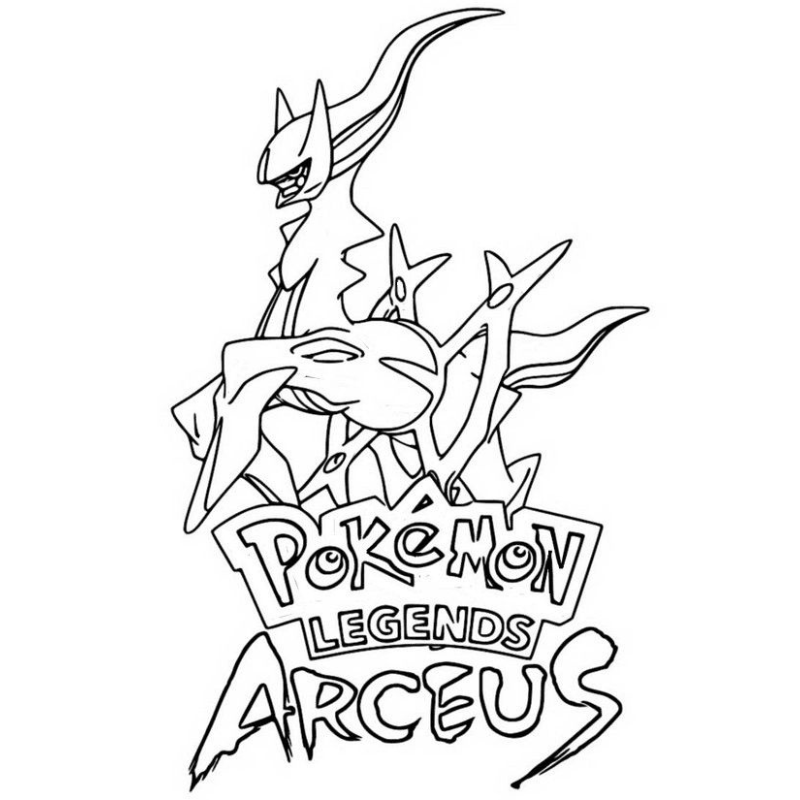 Tô Màu Pokemon Arceus Một Hoạt Động Giải Trí Giúp Giảm Stress